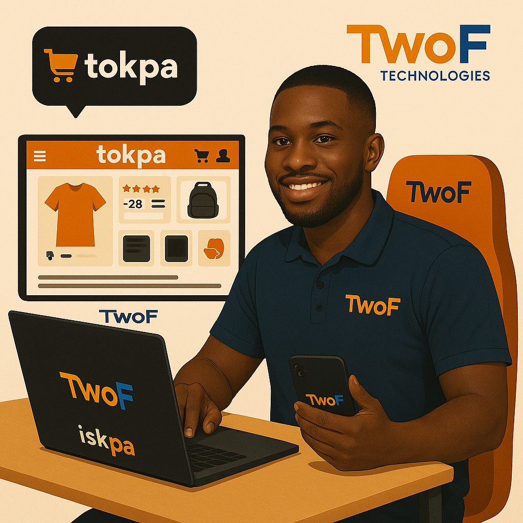 Image TwoF Technologies travaille sur Tokpa