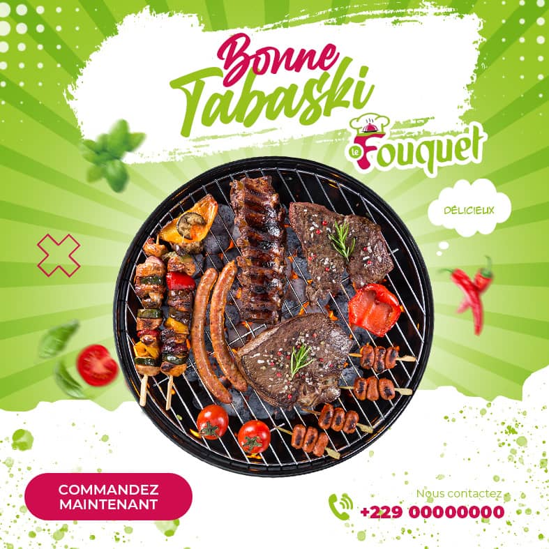 image réalisation de TwoF Technologies Flyer Tabaski FOUQUET